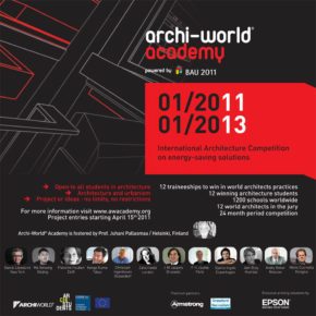 Archi-World ® Academy Award (AWA) 2011/2013