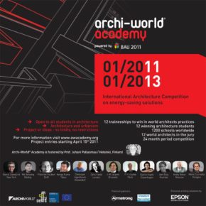 Archi-World ® Academy Award (AWA) 2011/2013 Archi-World ® Academy Award (AWA) 2011/2013